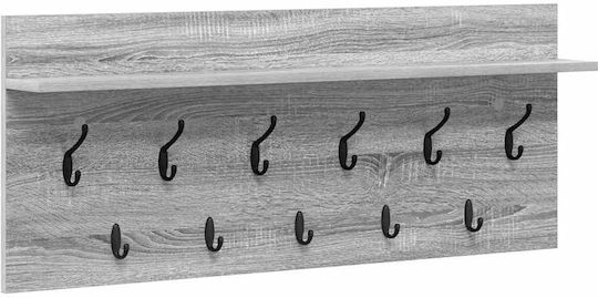 vidaXL Стенна окачалка 100x12x40см 1бр