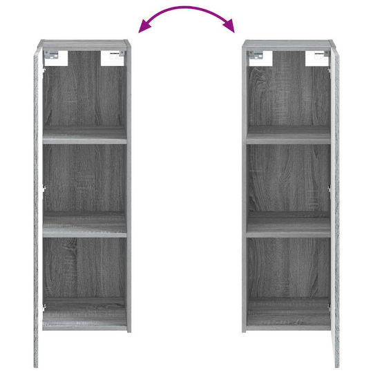 vidaXL Πάγκος χωρίς Νιπτήρα Μ33xΒ34.5xΥ100cm Γκρι Sonoma