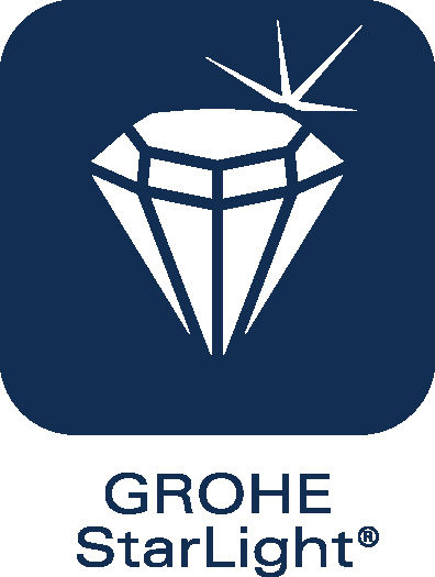 Grohe Bauedge Комплект смесител и чучур за вграждане за Лавабо 1 Изход Chrome