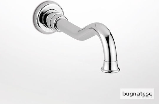 Bugnatese Oxford Built-in Faucet Spout for Bathtub Chrome