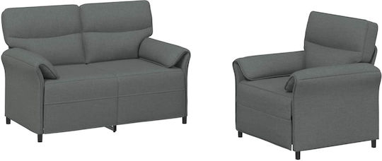 vidaXL Wohnzimmermöbel-Set 2-Sitzer & Sessel