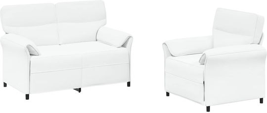 Set Mobilier Living Scaun Cu 2 Locuri și Fotoliu