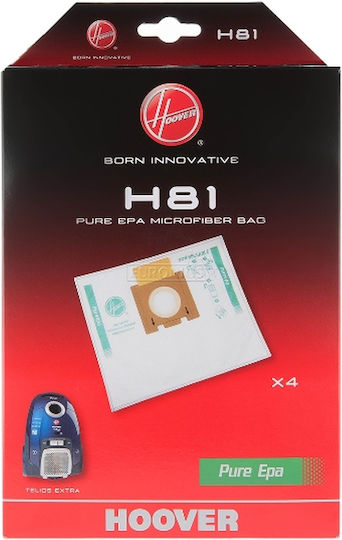 Σακούλες Ηλεκτρικής Σκούπας Hoover Original H81 Telios Extra