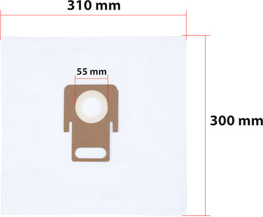 Rosfix Vacuum Cleaner Bags 10pcs Compatible with Vacuum Cleaner Thomas