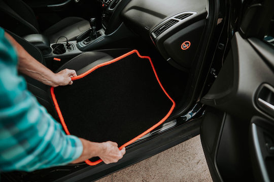 Velour Mats Red Edging Bmw 4 G23 Cabrio 2021-2022