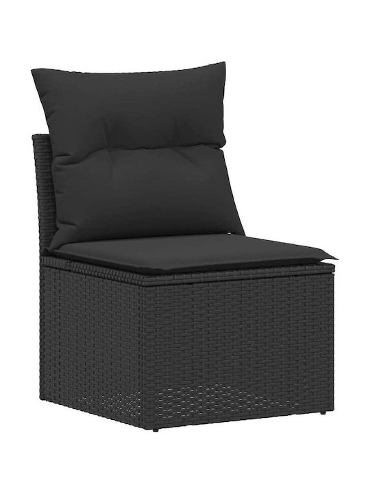 Canapea Cu Două Locuri De Exterior Din Rattan Cu Perne