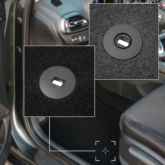Basic Black Velour Mats Hyundai Ioniq Electric Crossover 2016