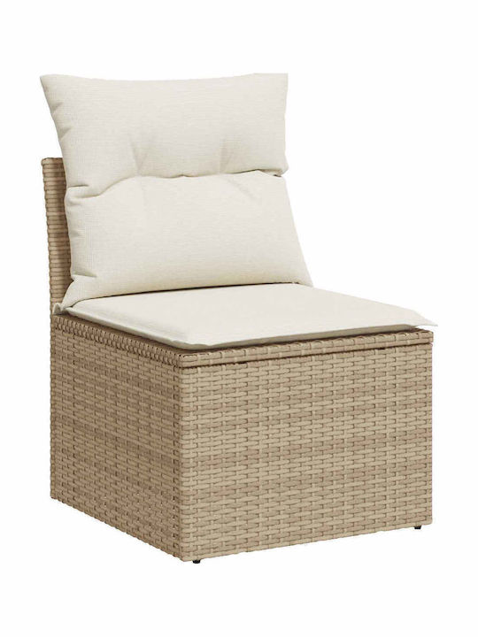 Canapea Cu Două Locuri De Exterior Din Rattan Cu Perne