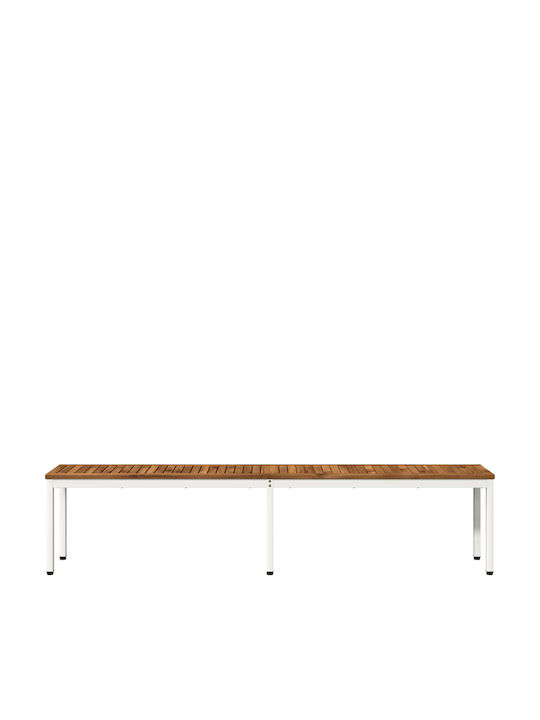 Outdoor Wooden Bench 201x35x45cm
