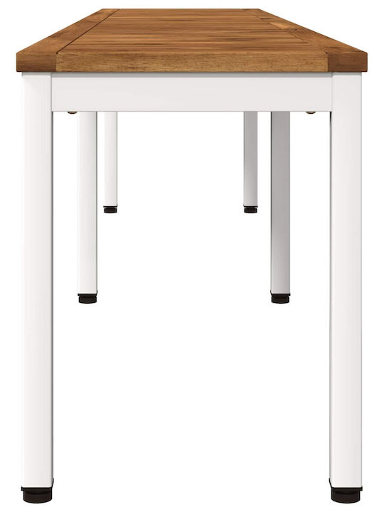 Outdoor Wooden Bench 201x35x45cm