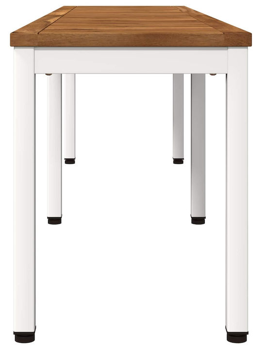 Outdoor Wooden Bench 161x35x45cm