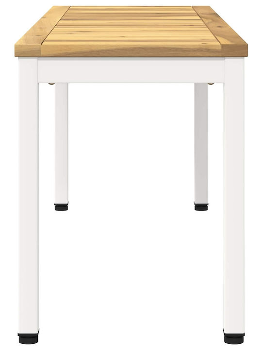 Outdoor Wooden Bench 108.5x35x45cm