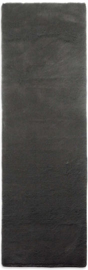 Newplan Puffy Fc7a Rutschfest Teppich Rund Zottelig Pelzige Dark Grey