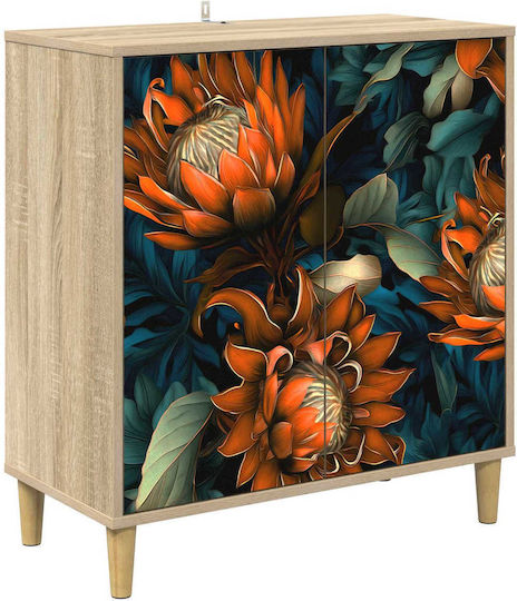 Sideboard Lochem Wooden Sonoma 69x33x75cm