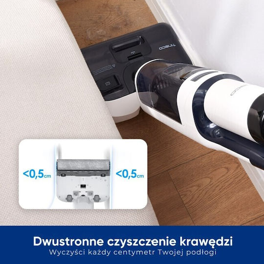 Tineco FloorOne S5 Stretch Extreme Електрическа Вертикална Прахосмукачка 220W Черна