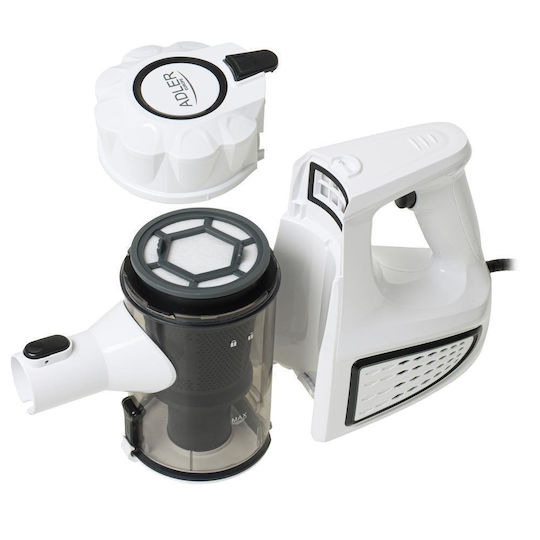 Adler Electrică Aspirator 2 în 1 Stick & De Mână 800W Albă AD 7036w