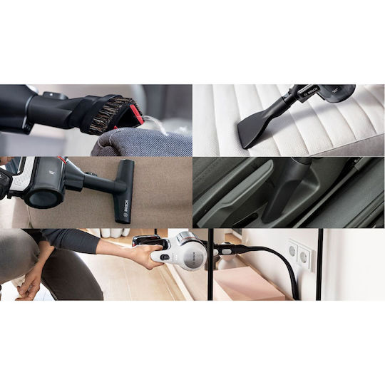 Bosch Unlimited 7 Акумулаторна Вертикална Прахосмукачка 18V Черна