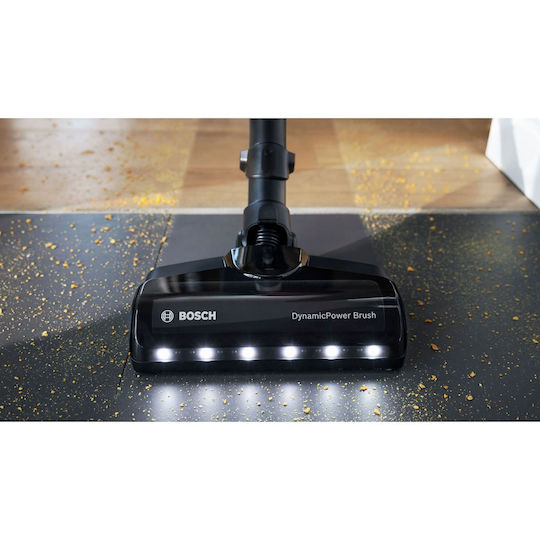 Bosch Unlimited 7 Акумулаторна Вертикална Прахосмукачка 18V Черна