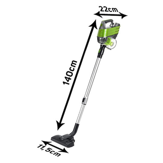 Zilan ΖLN1758 Ηλεκτρική Σκούπα 2 σε 1 Stick & Χειρός 600W Πράσινη