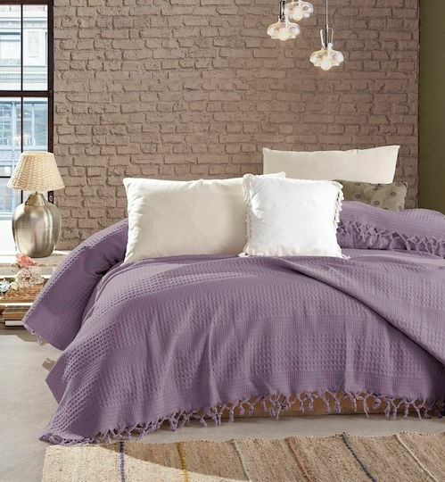 Dimcol Dobby Super Double 220x240cm Purple