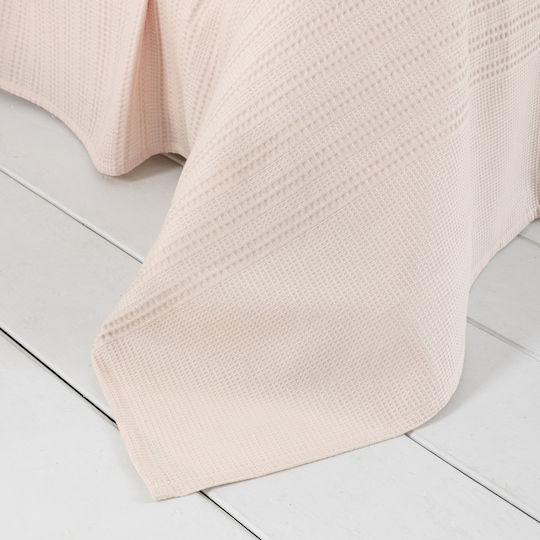 Nima Κουβέρτα Πικέ Μονή 160x240εκ. Dune Rose Pink