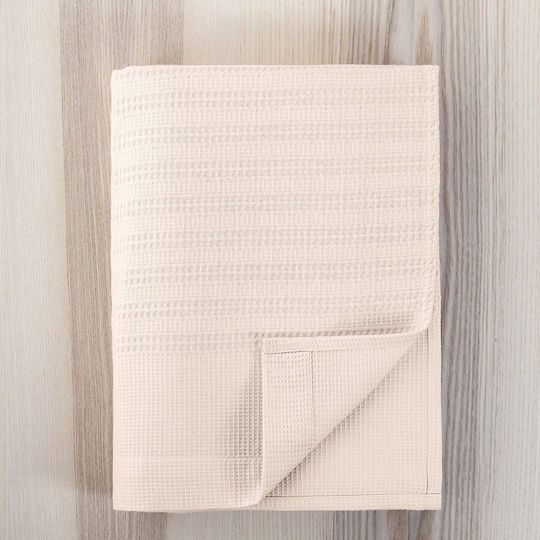 Nima Dune Pink Pink Pique Double Blanket 220x240cm