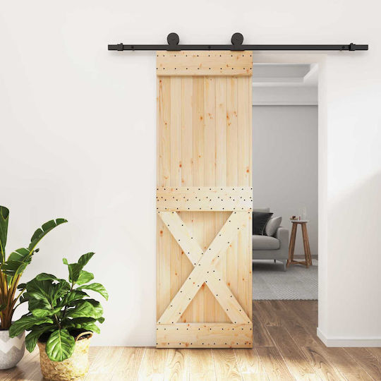 Πόρτα Εσωτερική Συρόμενη Laminate 344497 Ύψους 210cm