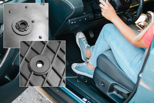 Rubber Mats Set Peugeot 207 Sw Station Wagon Hatchback From 2006 To 2012