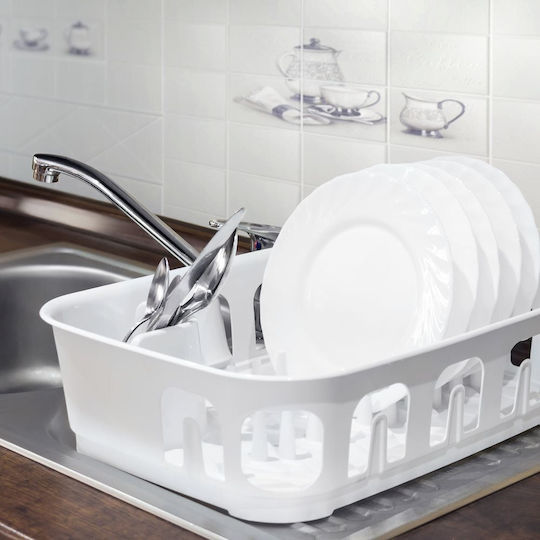 Curver Essentials Sink Strainer Plastic White 39.5x29x10.9cm