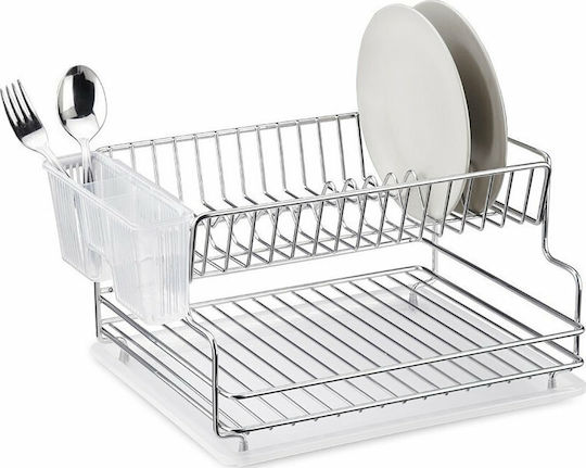 Tekno-Tel Inox Geschirrabtropfer Silber 41x30x21cm