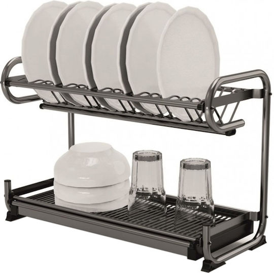 Inter Ceramic Отцедник За Мивка Сив