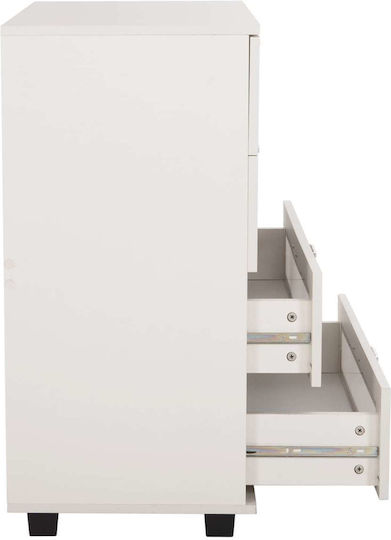 Συρταριέρα Κρεβατοκάμαρας White 80x40x83cm