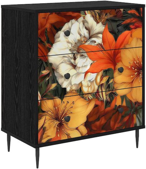 Kommode Für Schlafzimmer Holz Gennep Rosa 66x36.5x76cm