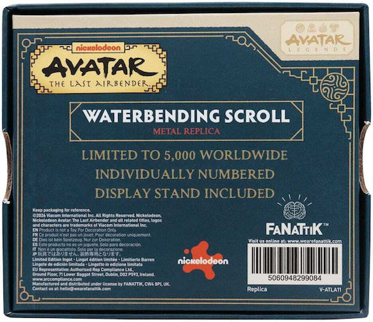 Avatar Last Airbender Replica Waterbending Scroll