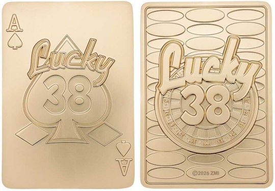 Fallout New Vegas Replica Lucky 38 Imitation Gold Casino Set Limited Edition