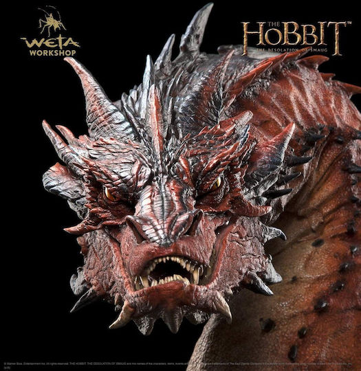 Hobbit Pustiirea lui Smaug Bust Smaug 36 Cm