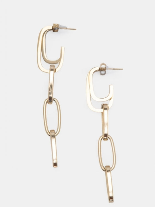 Ohrringe Kette & Kreis 4963109-Gold
