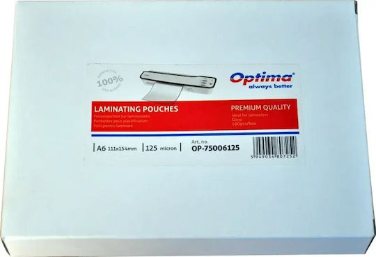 Optima Folie de laminare A6 125 microni