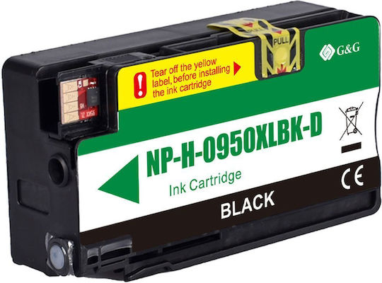G&G Συμβατό Μελάνι Εκτυπωτή InkJet HP Hp 950xl / Cn045ae 73ml Μαύρο 1τμχ