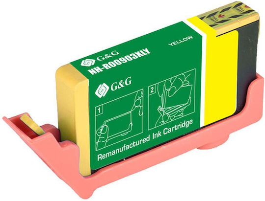 G&G Συμβατό Μελάνι Εκτυπωτή InkJet HP Hp 903xl / T6m11ae Κίτρινο 1τμχ