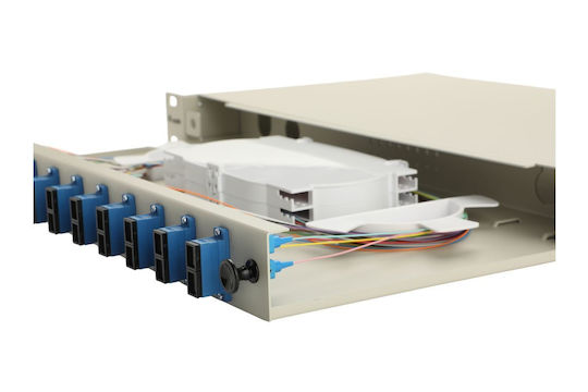 Equip Lwl-Koaxialbox 12-Ports Sc-duplex Os2 1u Vollgrau