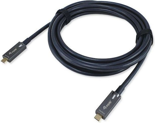 Equip USB 3.1 Kabel USB-C Männlich - USB-C 60W PD Schwarz 7,5m 119467
