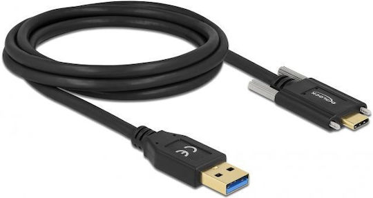 DeLock USB 3.2 Cable USB-C male - USB-A Μαύρο 2m 84019