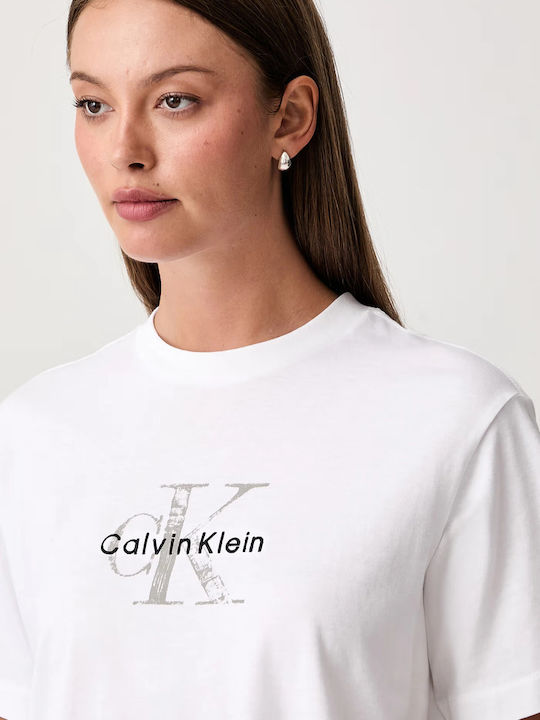 Damen T-shirt Weiß