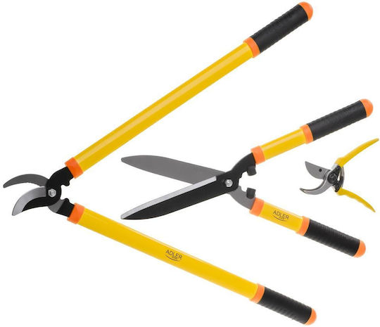 Adler Ad 6808 Garten-Bypass-Astscheren Langgriff Astschere Heckenschere Orange Schwarz