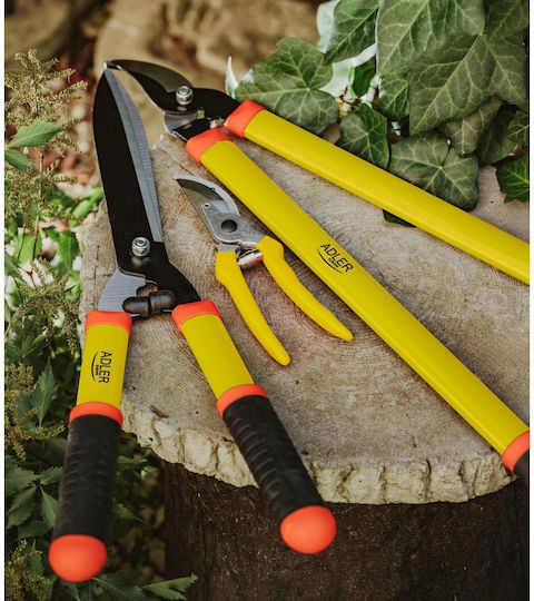 Adler Ad 6808 Garten-Bypass-Astscheren Langgriff Astschere Heckenschere Orange Schwarz