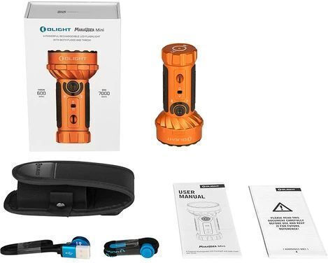 Olight Rechargeable LED Headlamp IPX8 with Maximum Brightness 7lm Marauder Mini