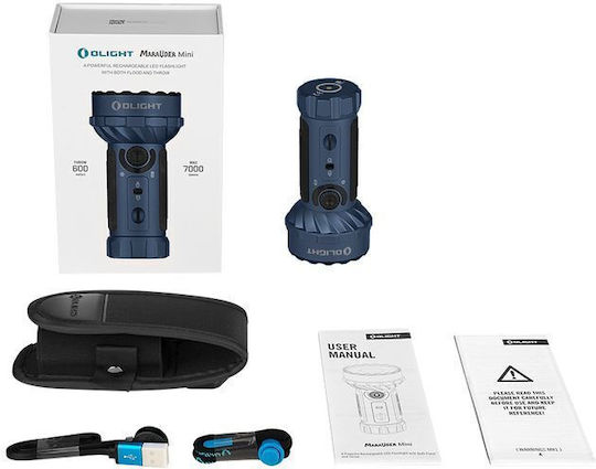 Olight Επαναφορτιζόμενος Φακός Κεφαλής LED IPX8 με Μέγιστη Φωτεινότητα 7lm Mini