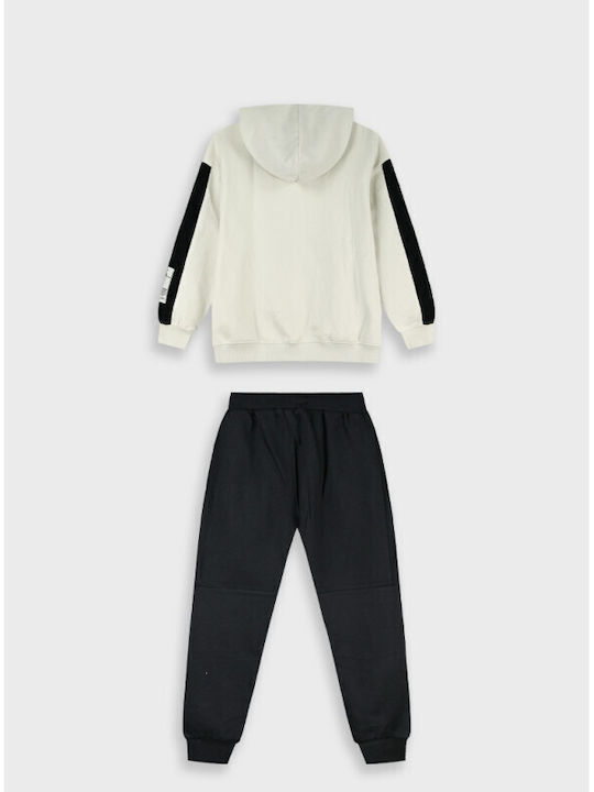 Energiers 131260390 Kids Sweatpants Set Ecru 2 Pieces