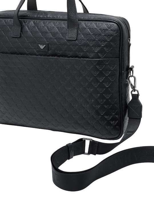 Leather Men's Black Briefcase